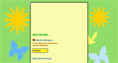 Desktop Screenshot of mini-orakel.de