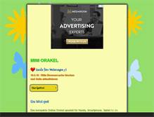 Tablet Screenshot of mini-orakel.de